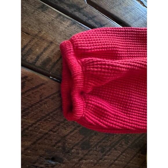 Womens AVA & VIV Red Turtleneck Thermal Henley Style Long Sleeve -Not For Sale - Picture 12 of 12